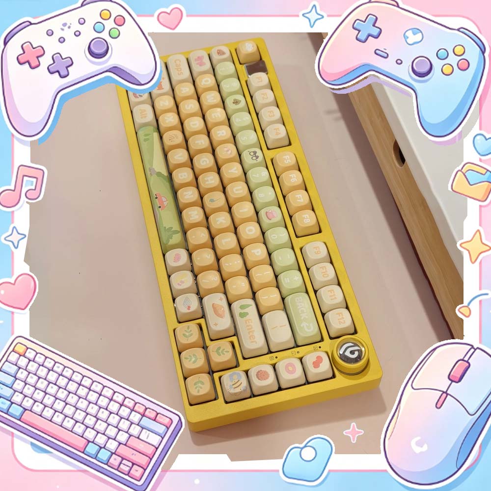 Keyboard Gaming Mac - Teclado Mecânico Personalizado Leobog Hi75C Hi75
