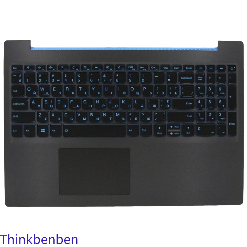 Gaming Keyboard Top - Capa Superior do Teclado Preto Ucraniano
