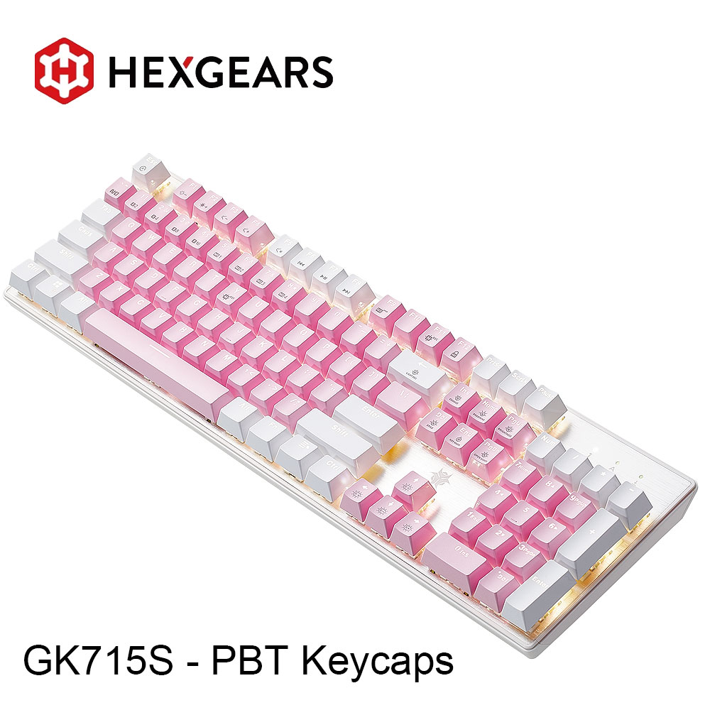 Keyboard Gaming Mac - Teclado Mecânico HEXGEARS GK715S com 104
