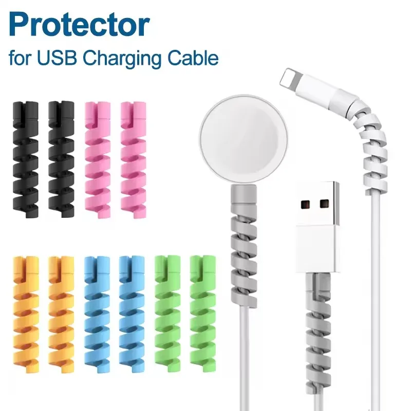 Coiled Usb Cable - Protetor de cabo usb cabo de