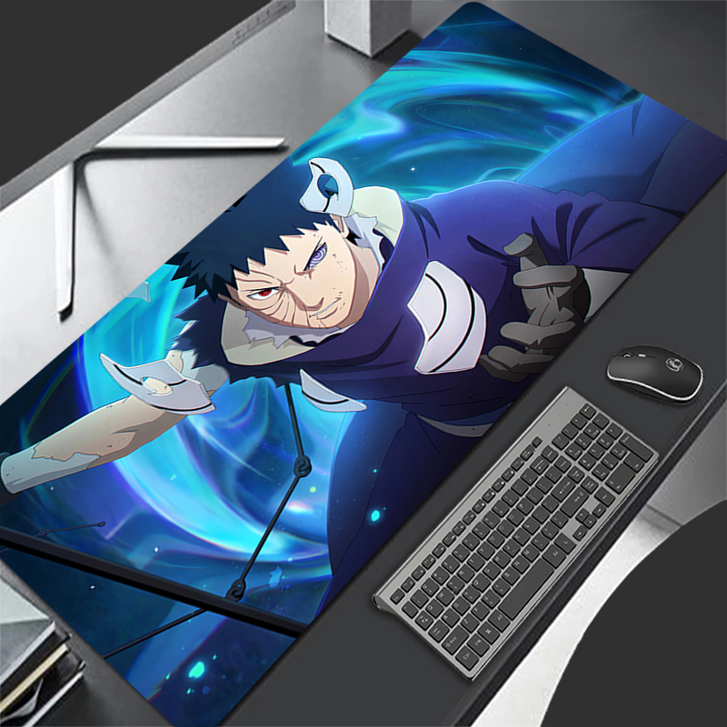 Gaming Keyboard Affordable - Mouse Pad Grande Anime Naruto Obito