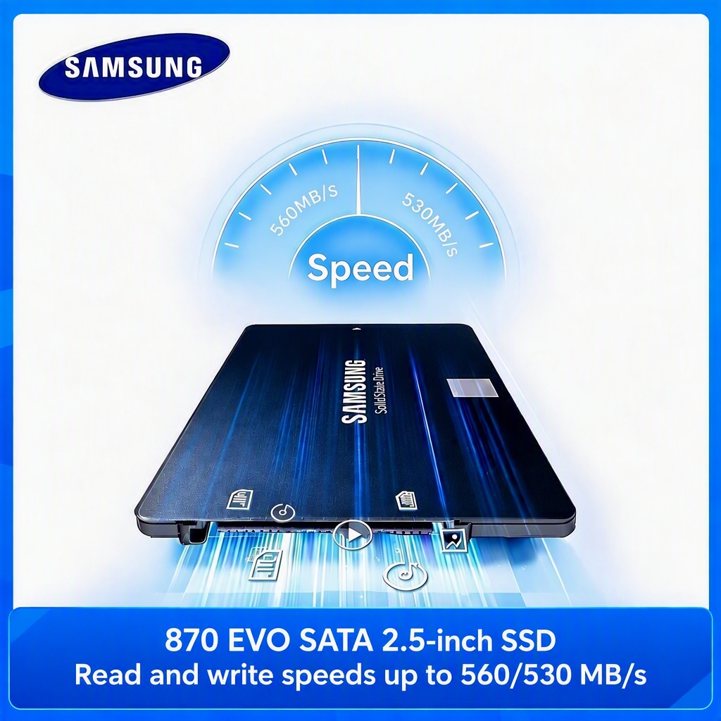 Samsung Ssd Evo 870 - SSD SAMSUNG 870 EVO Disco Rígido