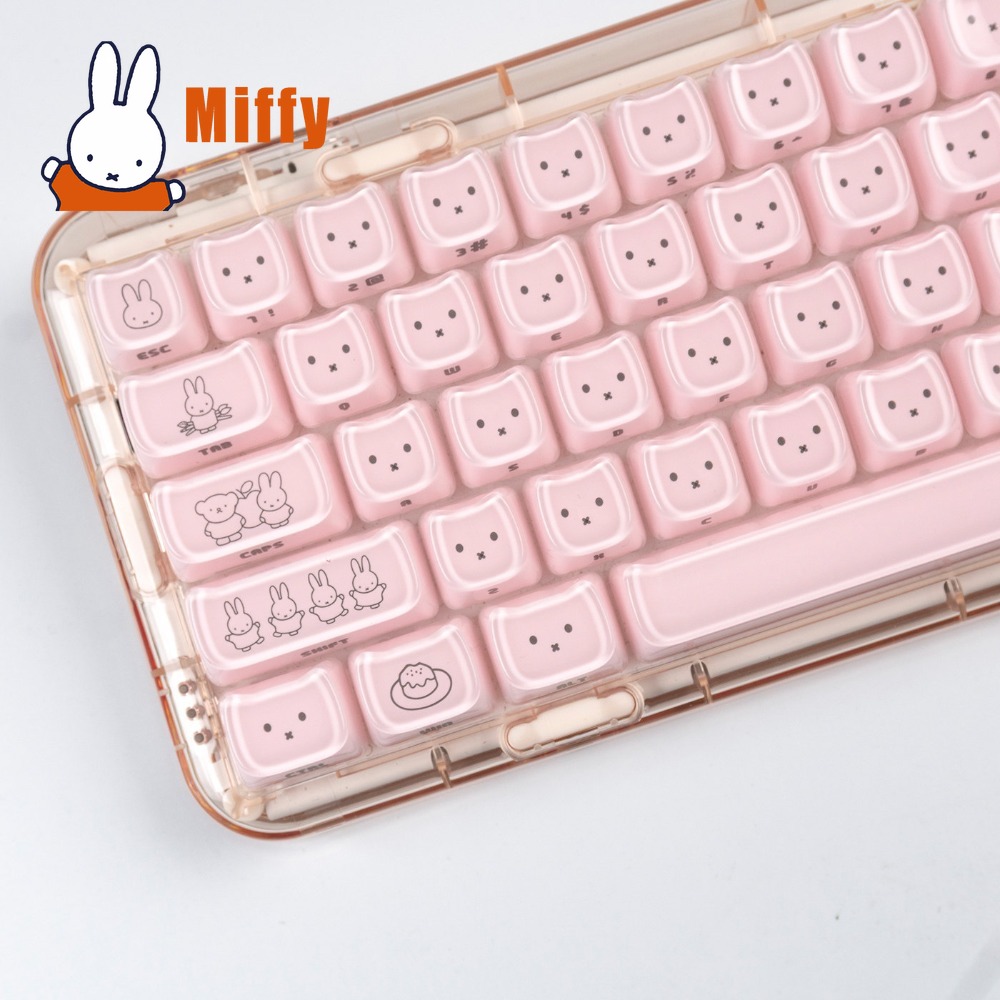 Teclas Kawaii Miffy: Keycaps d - Gaming Keyboard Affordable avaliação e preço