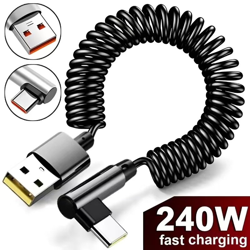 Cabo USB C Espiralado de Carre - Coiled Usb Cable avaliação e preço