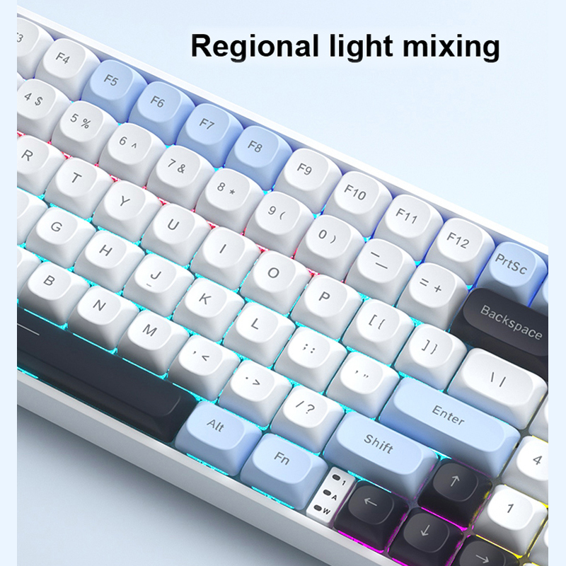 Teclado Mecânico Sem Fio AULA  - Gaming Keyboard Hot Swappable avaliação e preço