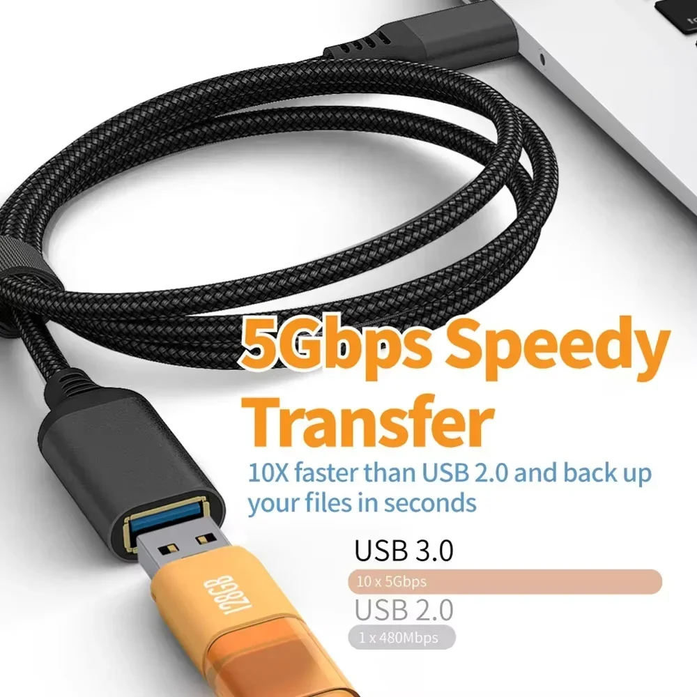 Cabo de Dados USB 3.0 Trançado - Coiled Usb Cable avaliação e preço