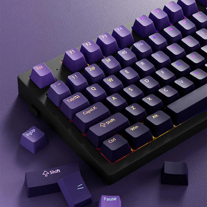 Teclas PBT Double Shot com Ilu - Gaming Keyboard Top avaliação e preço