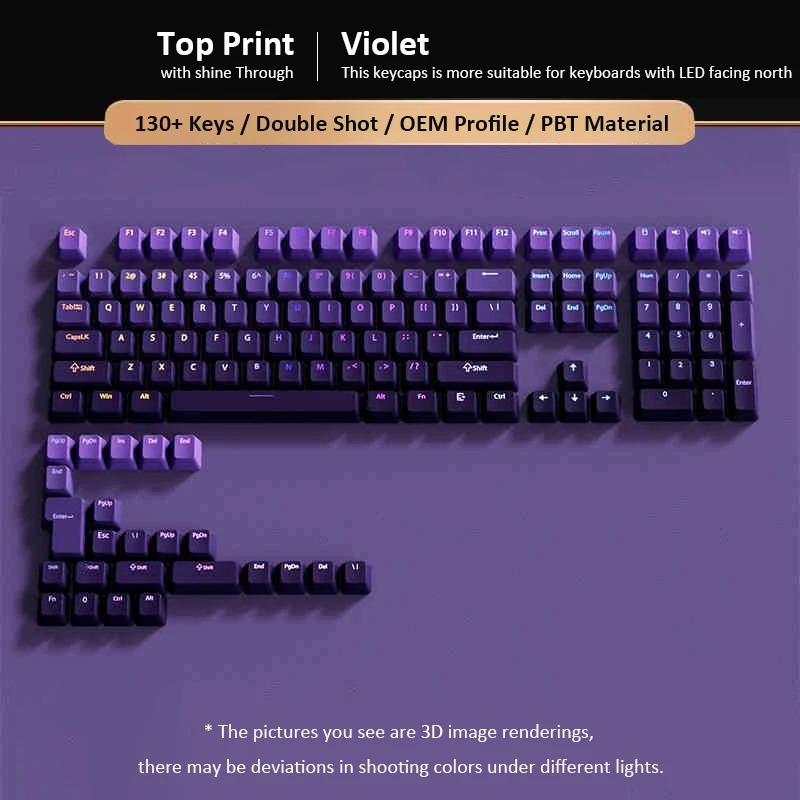 Teclas PBT Double Shot com Ilu - Gaming Keyboard Top avaliação e preço