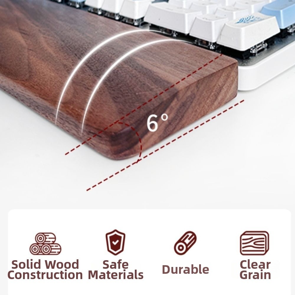 Novo Apoio de Pulso de Madeira - Wrist Rest Wood avaliação e preço