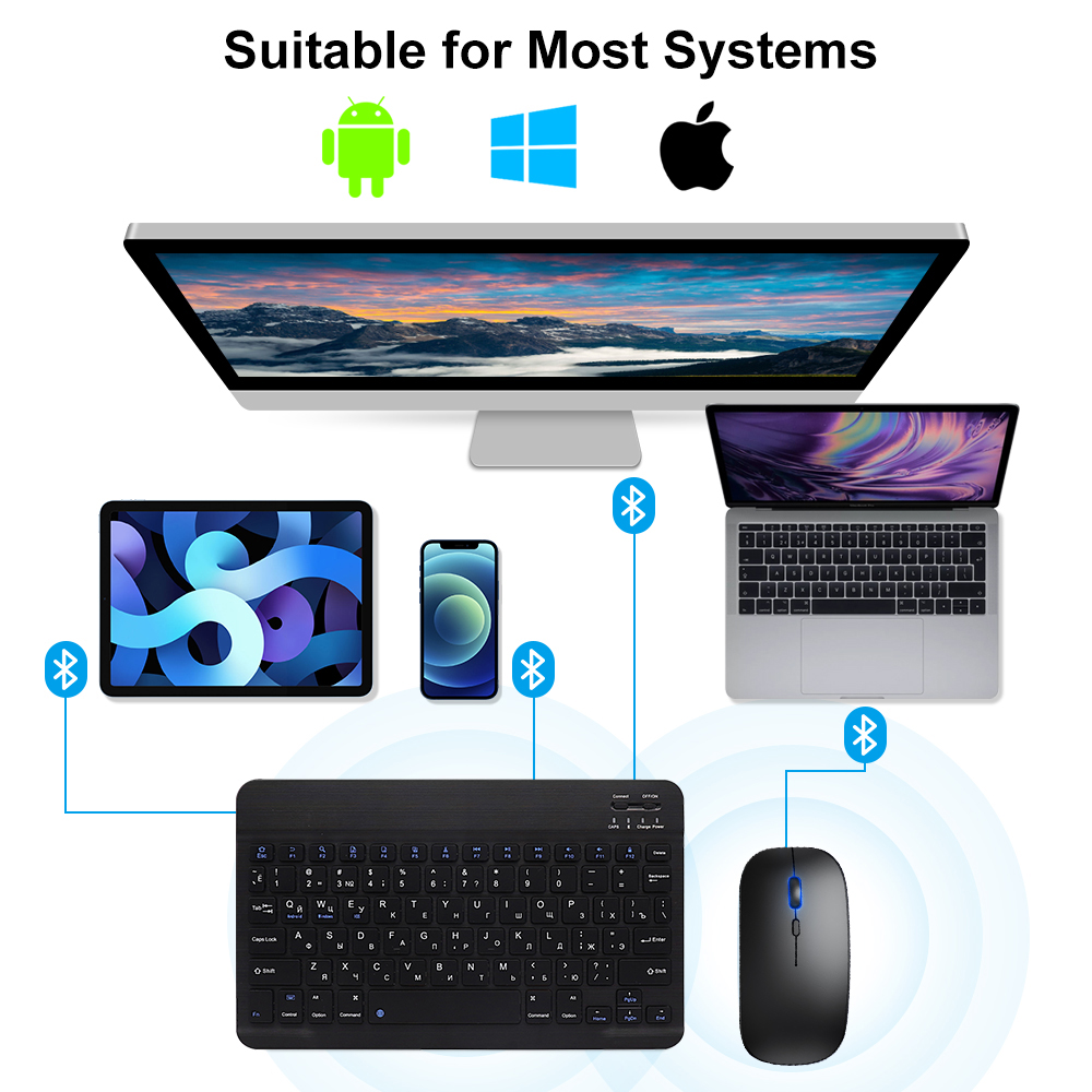 Teclado e mouse bluetooth para - Gaming Keyboard And Mouse Mobile avaliação e preço