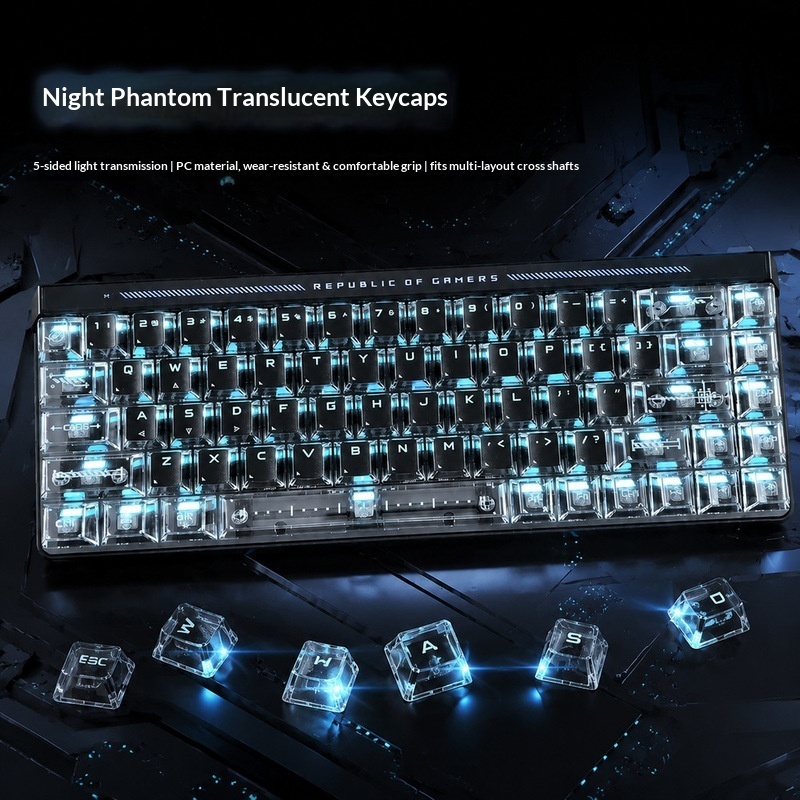 Teclas Retroiluminadas Transpa - Keyboard Gaming Transparent avaliação e preço