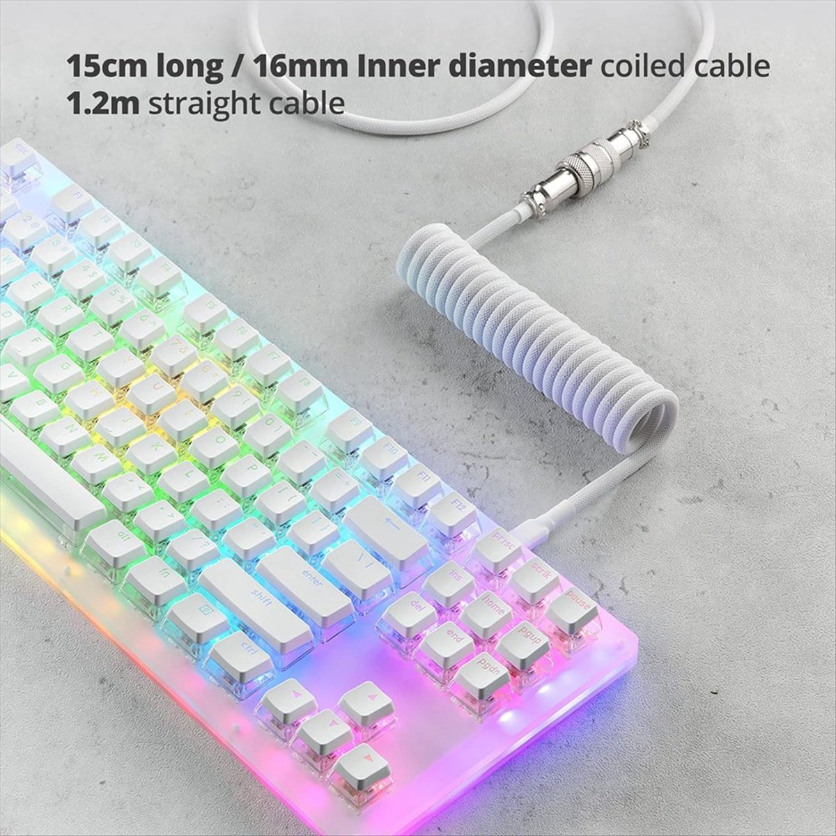 Cabo USB Tipo-C AAAE para Tecl - Coiled Usb Cable avaliação e preço