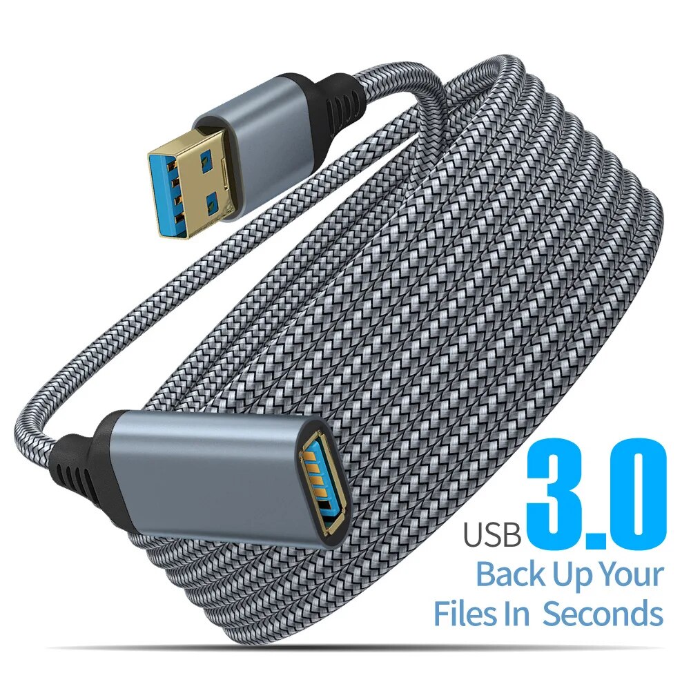 Cabo de extensão USB 3.0 com t - Coiled Usb Cable avaliação e preço