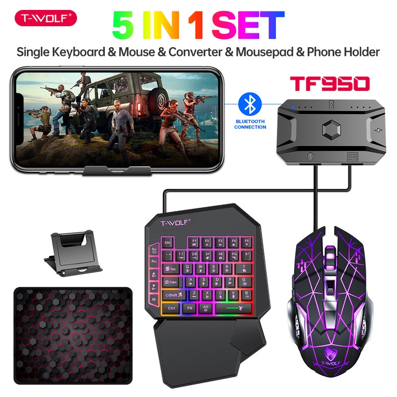 Combo de Teclado e Mouse para  - Gaming Keyboard And Mouse For Xbox avaliação e preço