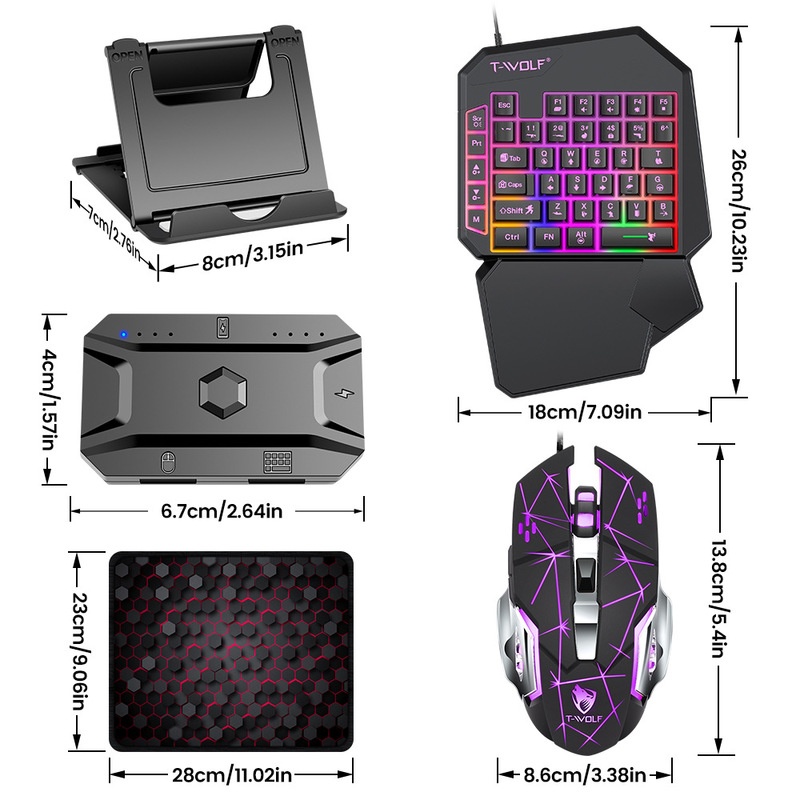 Combo de Teclado e Mouse para  - Gaming Keyboard And Mouse For Xbox avaliação e preço