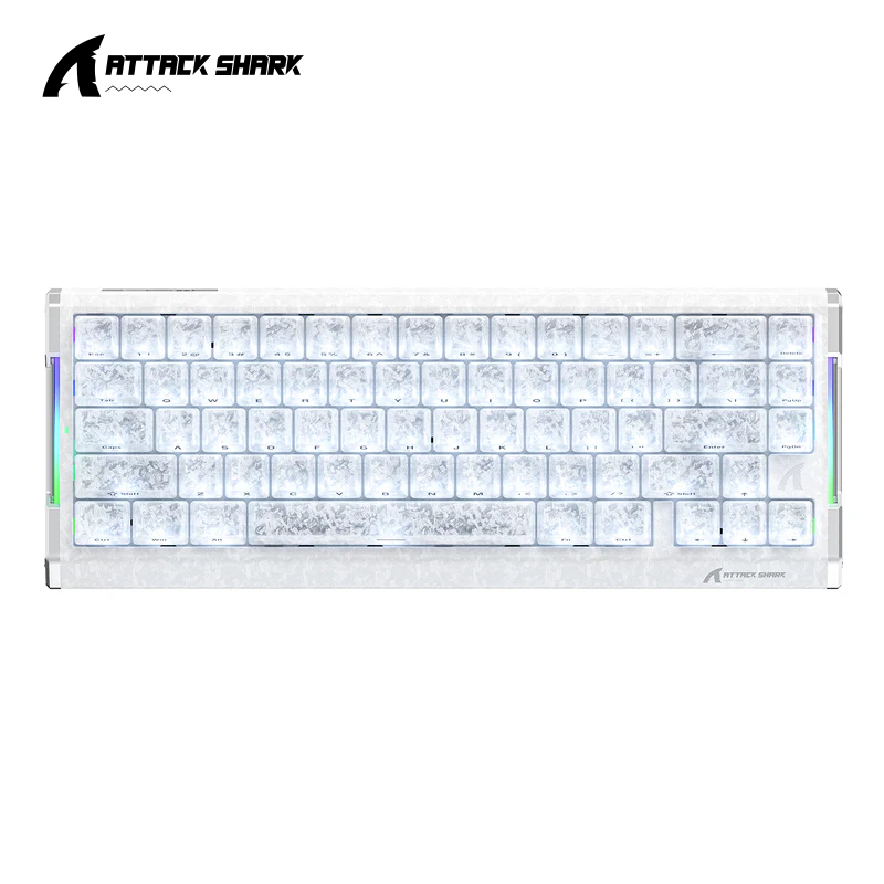 Teclado Mecânico ATTACK SHARK  - Gaming Keyboard Hot Swappable avaliação e preço