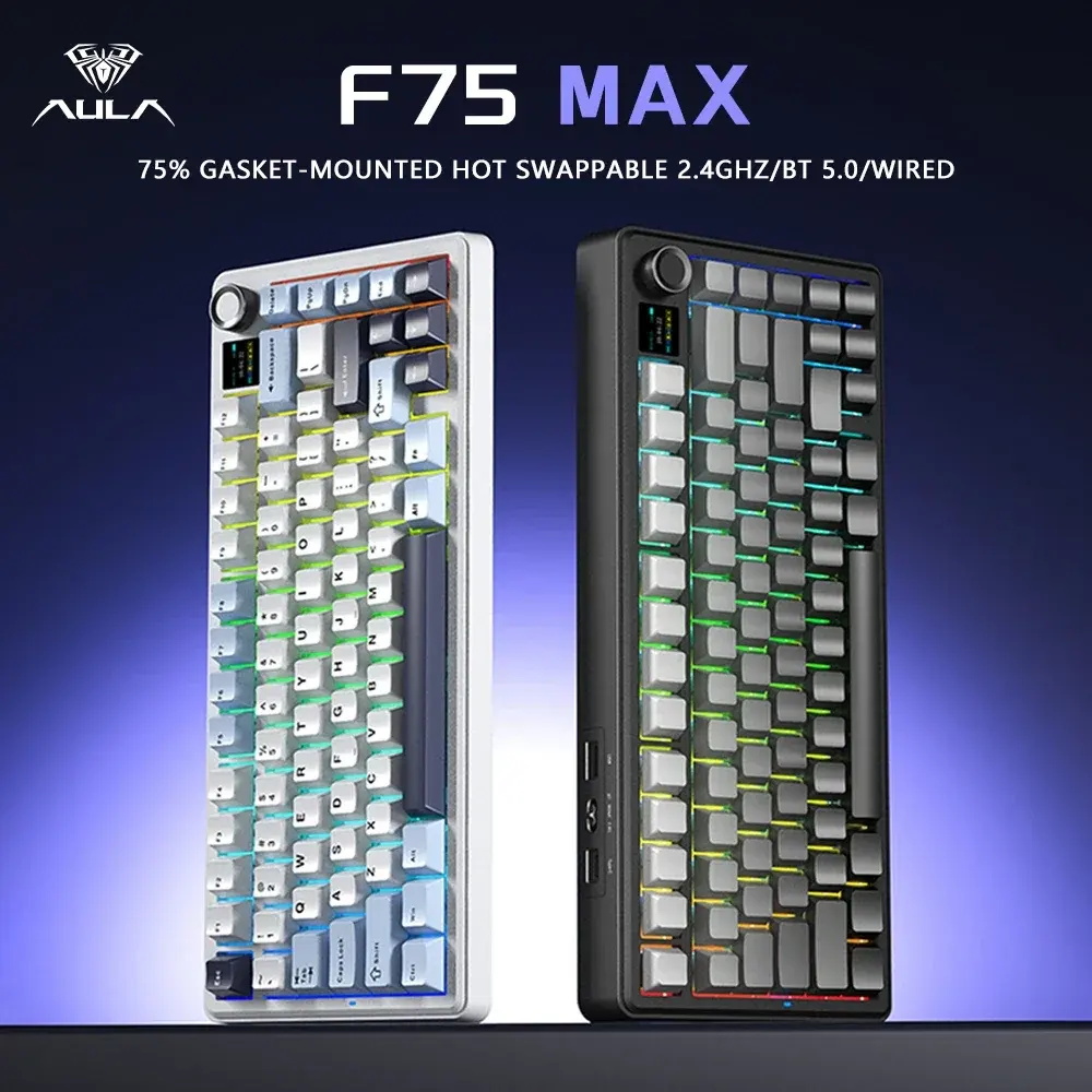 Teclado Mecânico para Jogos AU - Gaming Keyboard Hot Swappable avaliação e preço