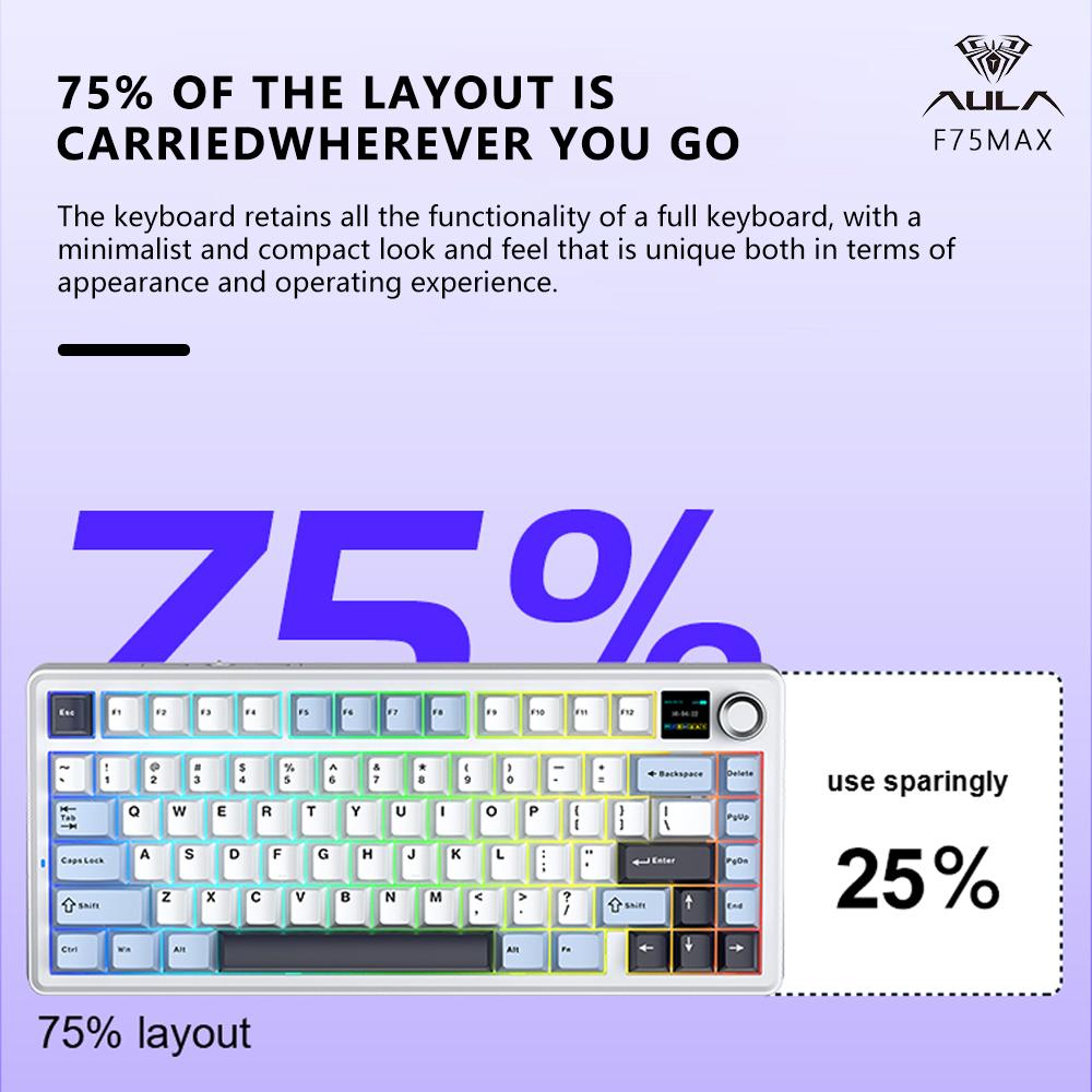 Teclado Mecânico para Jogos AU - Gaming Keyboard Hot Swappable avaliação e preço