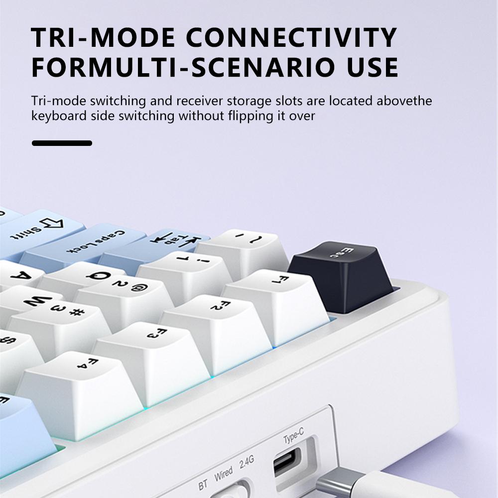 Teclado Mecânico para Jogos AU - Gaming Keyboard Hot Swappable avaliação e preço