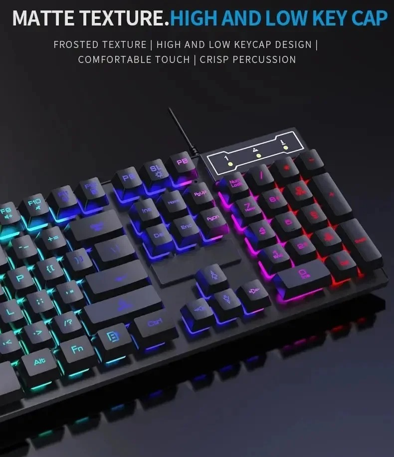 Teclado Mecânico Retroiluminad - Gaming Keyboard And Mouse For Xbox avaliação e preço