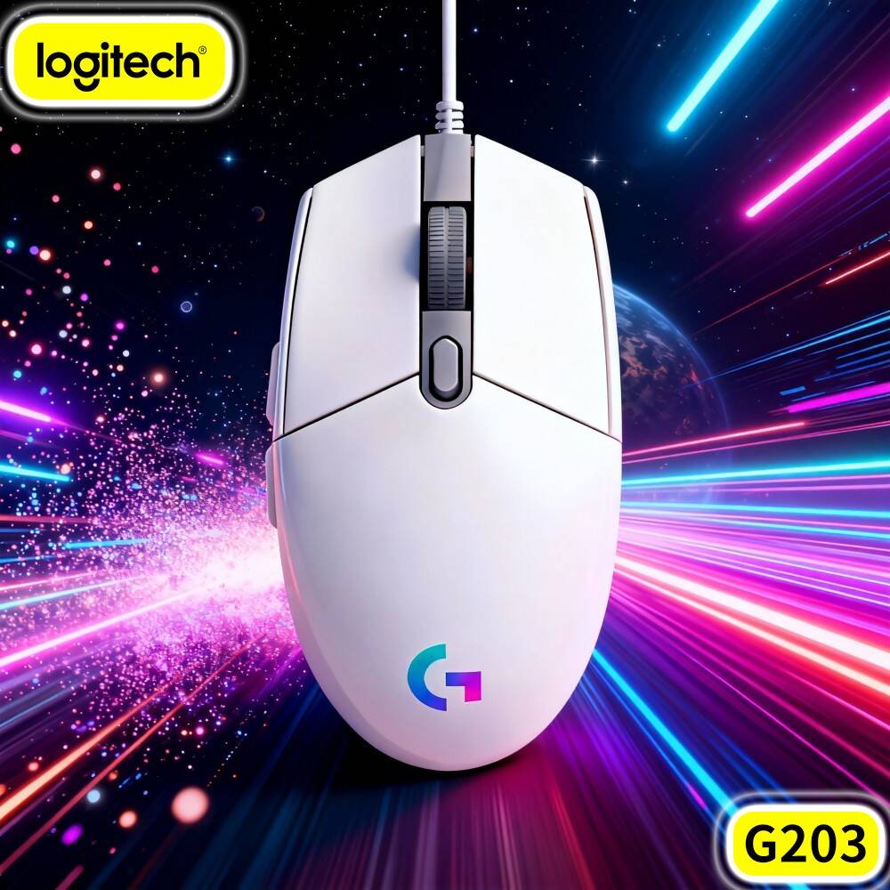 Mouse Gamer Com Fio Logitech G - Logitech Mouse G203 avaliação e preço