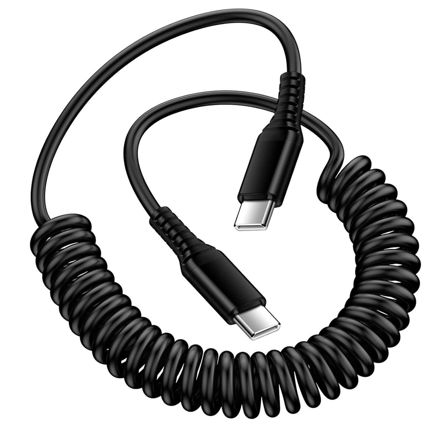 Android Auto USB C para USB C  - Coiled Usb Cable avaliação e preço